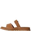 UGG WOMENS FLAT SANDAL - CHESTNUT